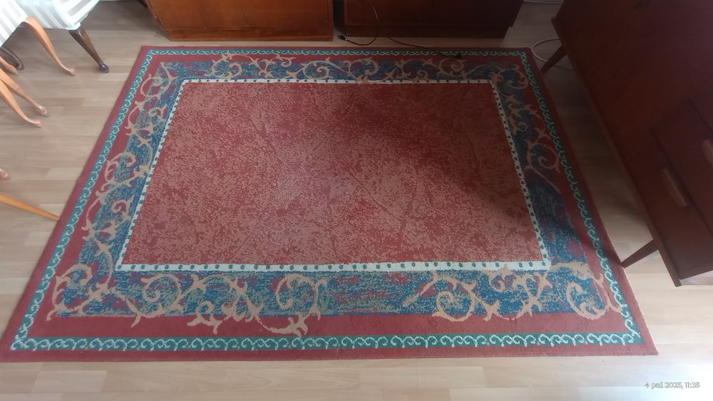 Dywan w kolorze ceglanym 170x233 cm