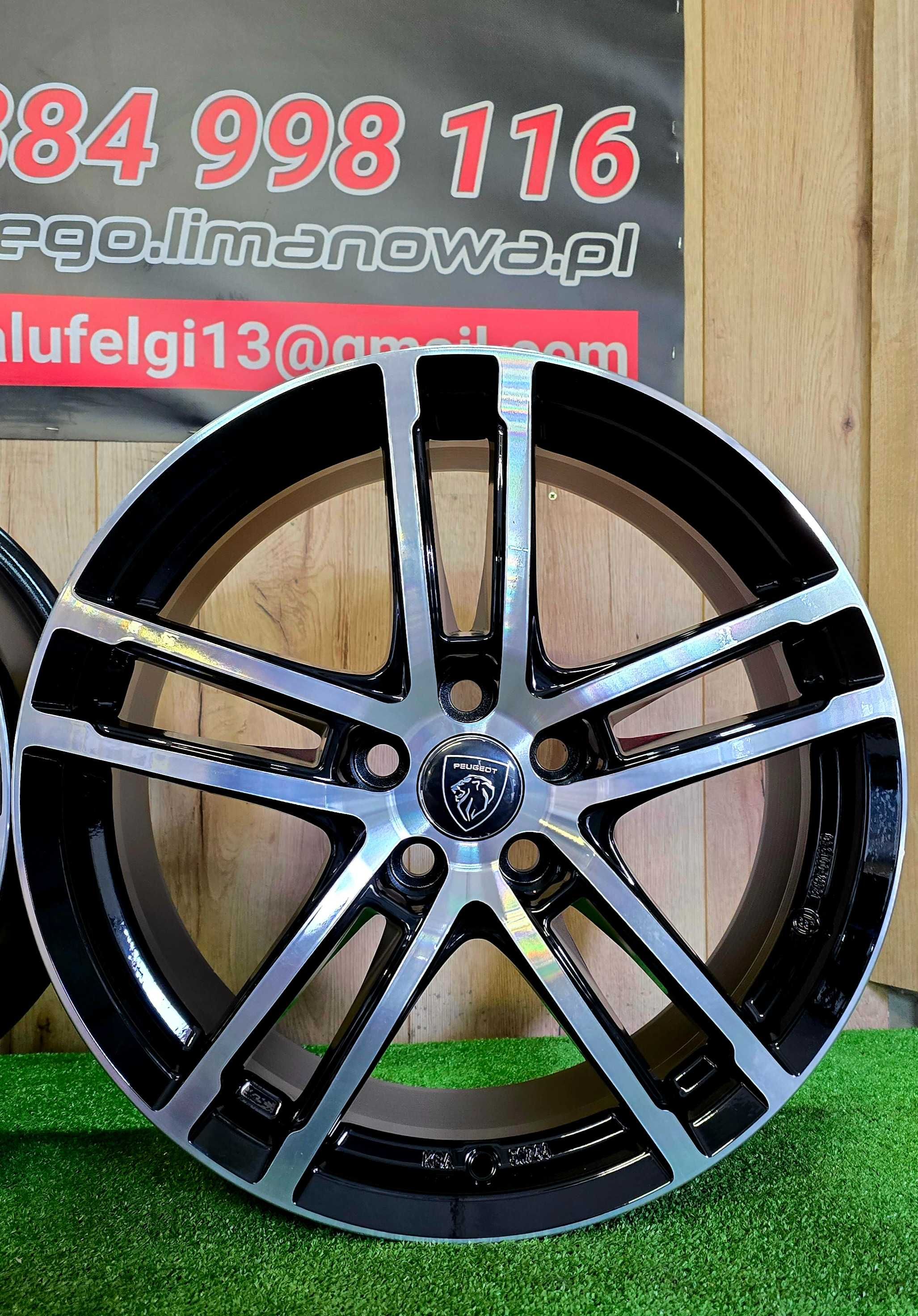 NOWE ALUFELGI PEUGEOT 18x5x108 - 3008,308,5008,508,Rifter,Traveller