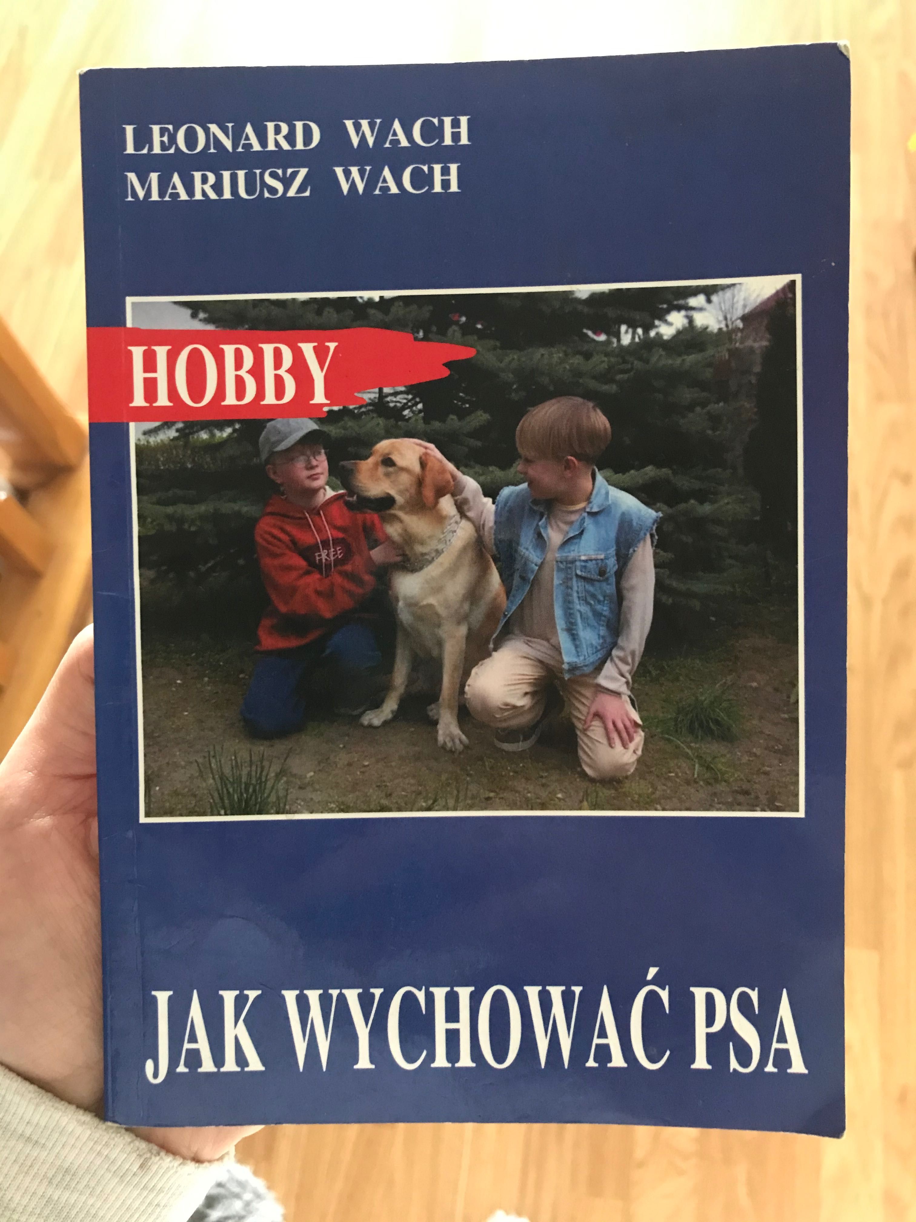 Książka jak wychować psa leonard wach Mariusz wach