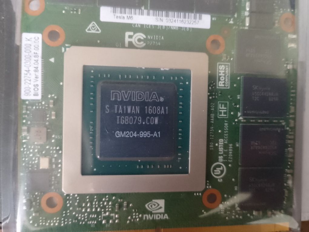 Nvidia Tesla m6 8Gb
