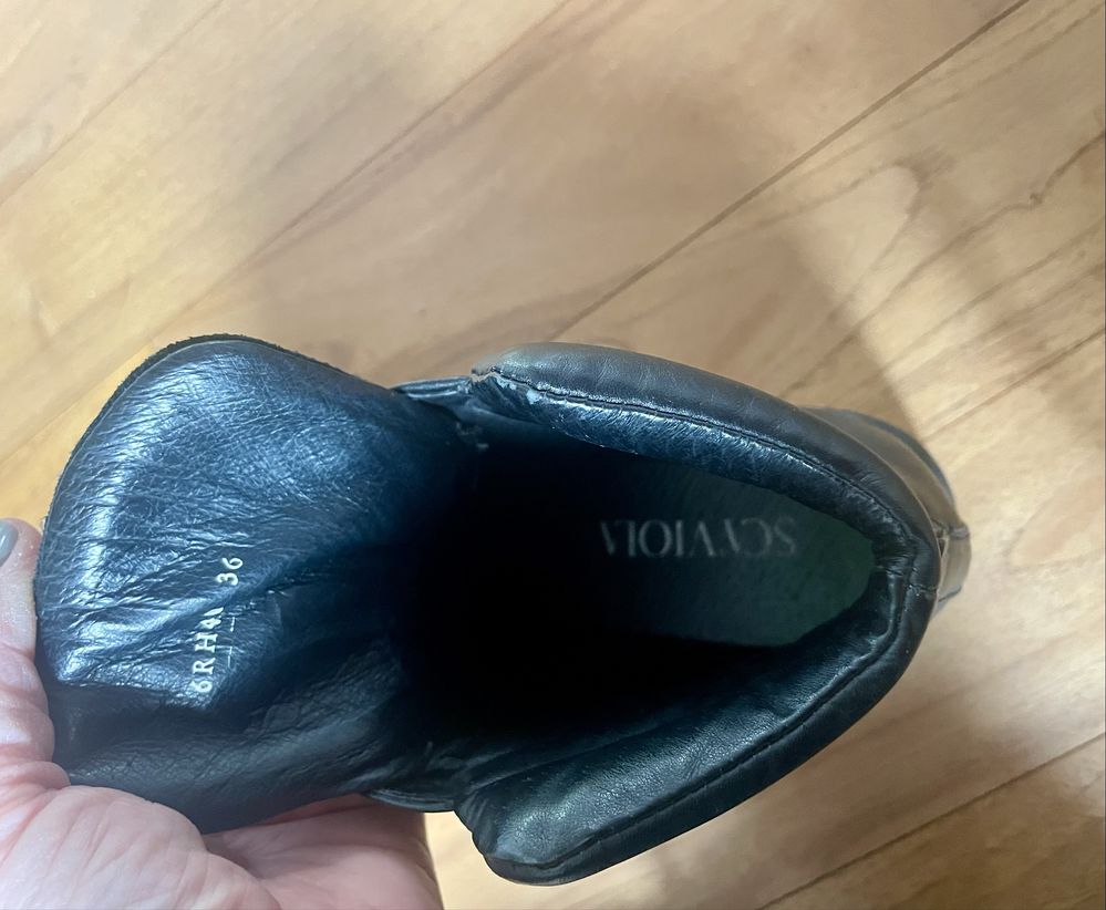 Sca’viola Trampki Botki 6RH40 Skóra naturalna 36