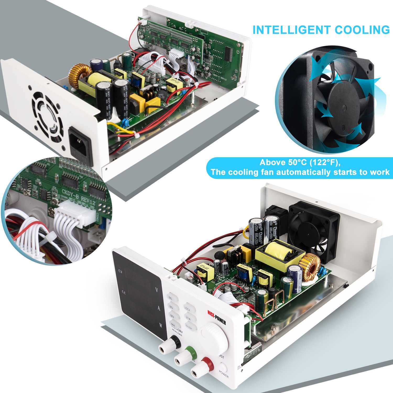 Wszystkomający zasilacz laboratoryjny programowalny 30V 10A RS232+USB