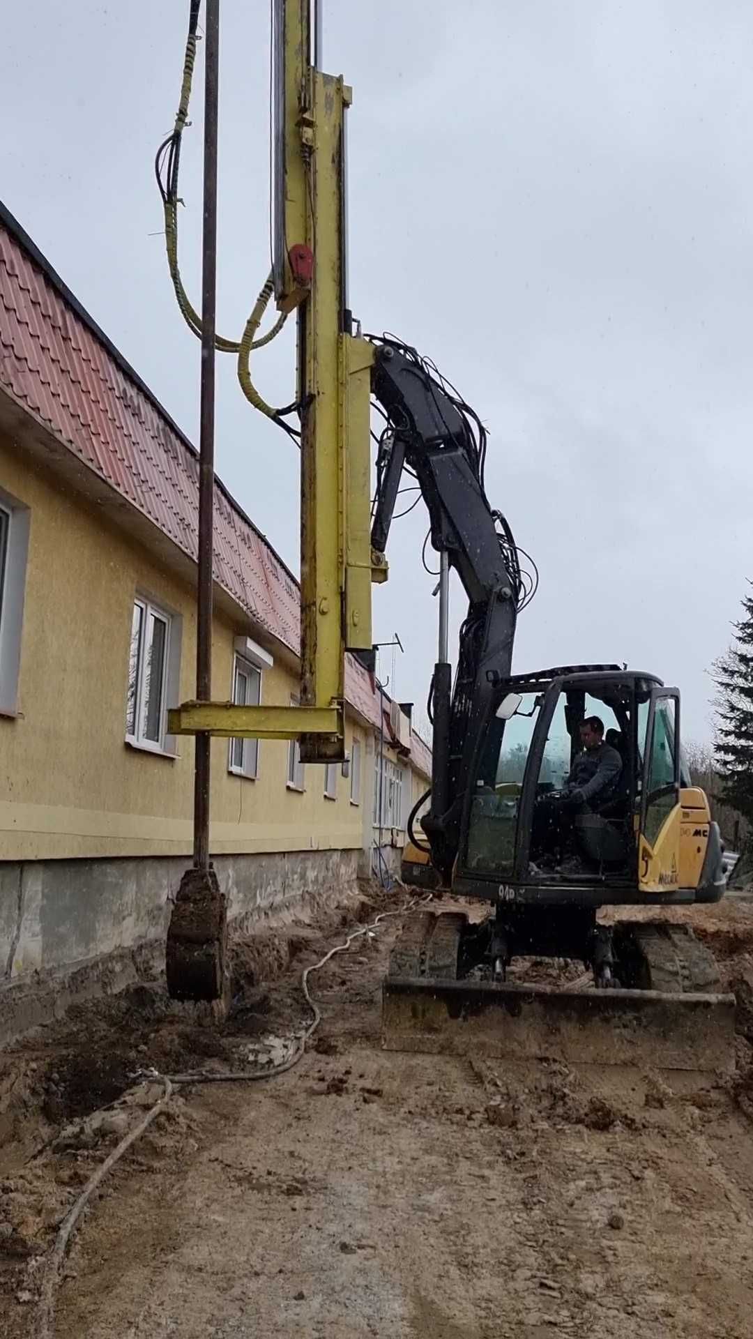 Ścianka berlińska, zabezpieczenie wykopów, palisada, ścianka szczelna