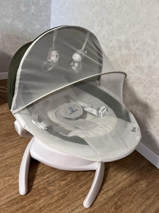 Шезлонг-качалка Caretero Opti Green