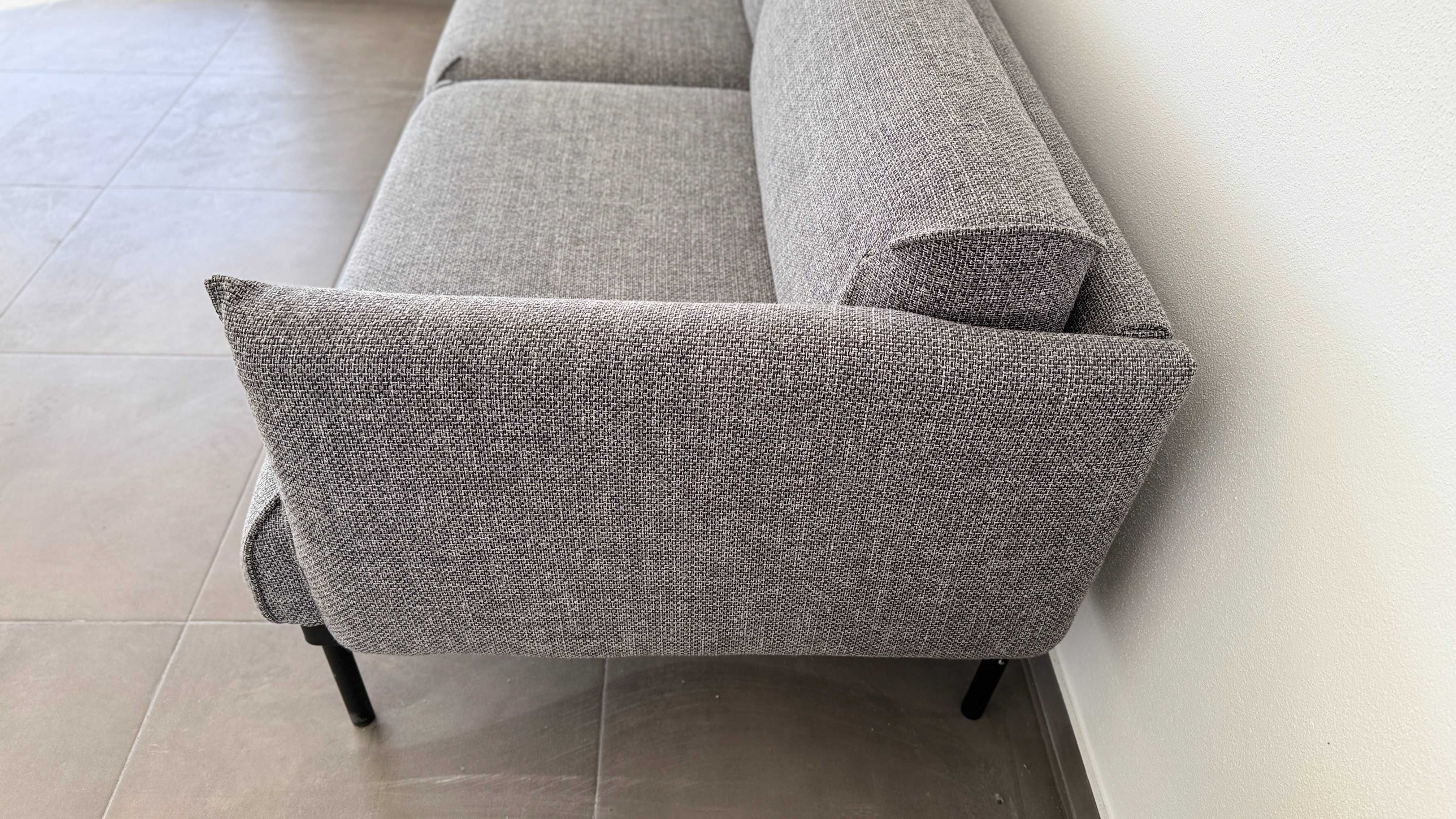 Sofa 3 lugares cinzento como novo