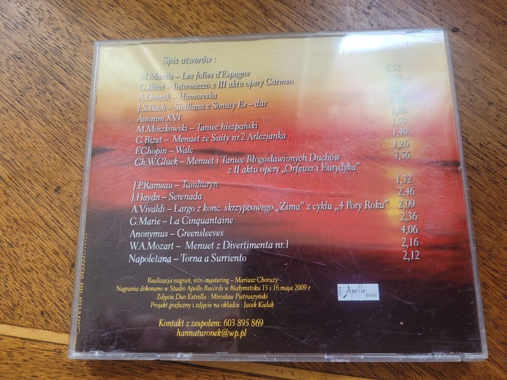 CD Duo Estrella /flet, harfa/ - Estrella na bis 2009 Apollo rec.