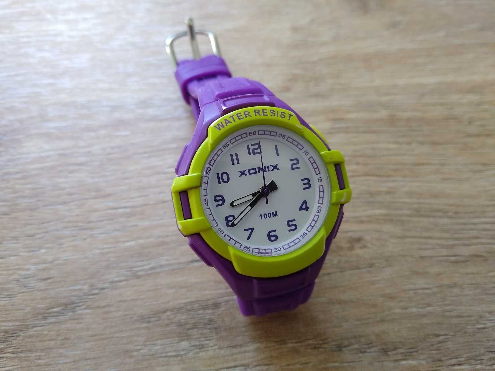 zegarek dziecięcy sportowy wodoszczelny XONIX - nie działa USZKODZONY