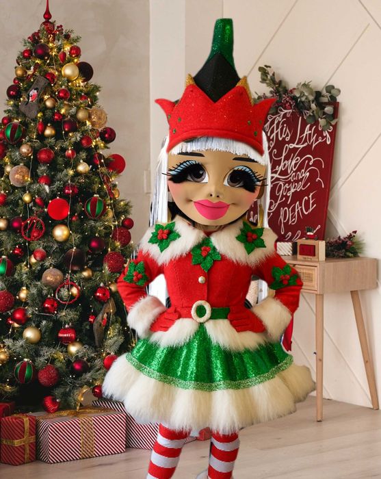 Żywa maskotka Elfijka – Świąteczna atrakcja dla dzieci / Mikołajki