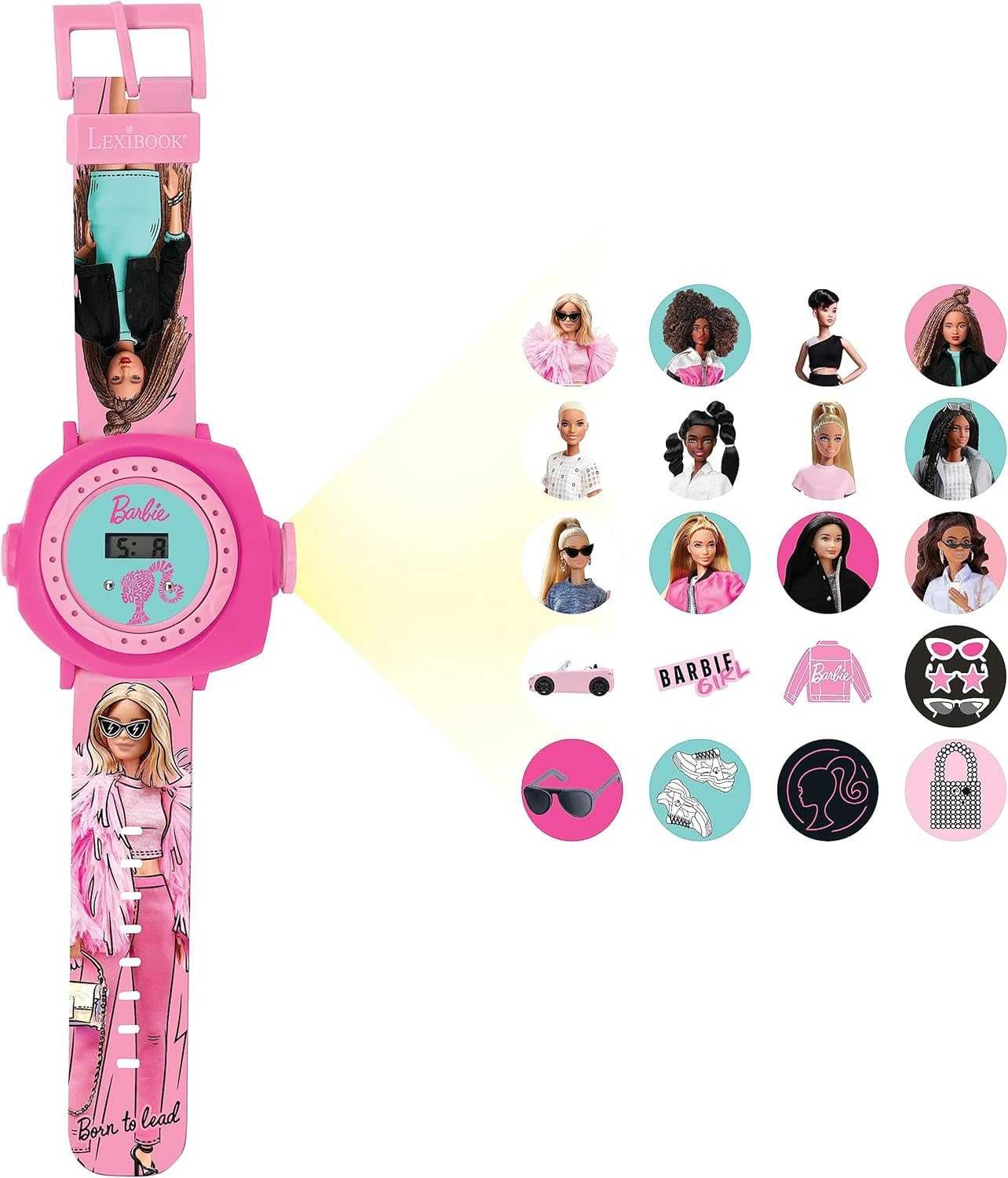 Zegarek z projektorem LEXIBOOK Barbie DMW050BB