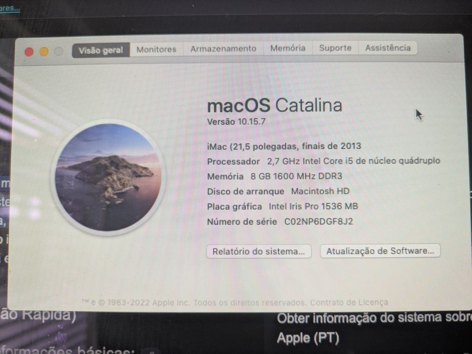 iMac 21,5 polegadas - excelente