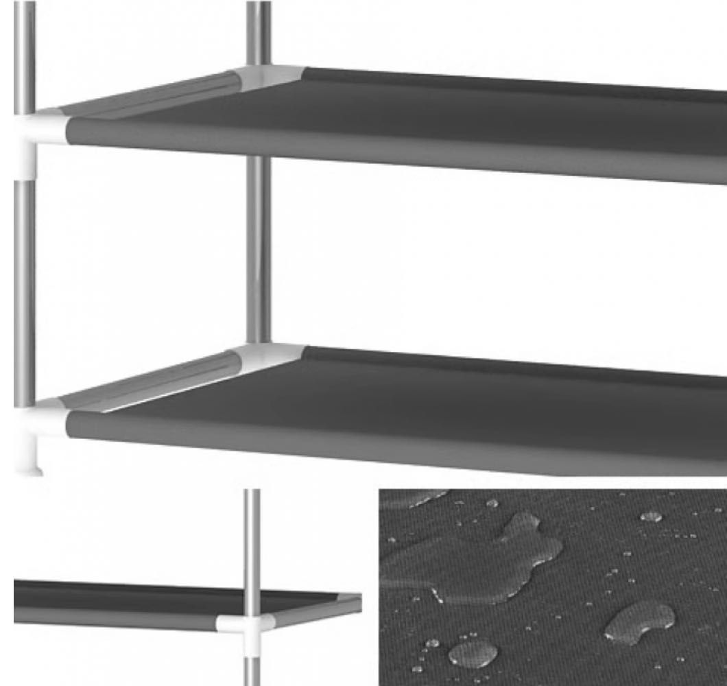 Тканинна шафа для взуття 12 полиць Storage Wardrobe 2712 Коричневий
