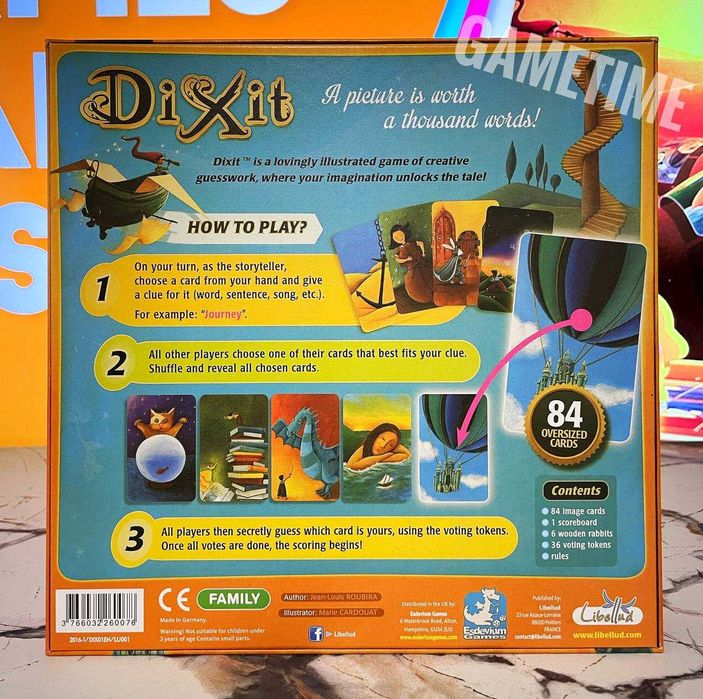 Dixit настольная игра Диксит Діксіт + правила українською