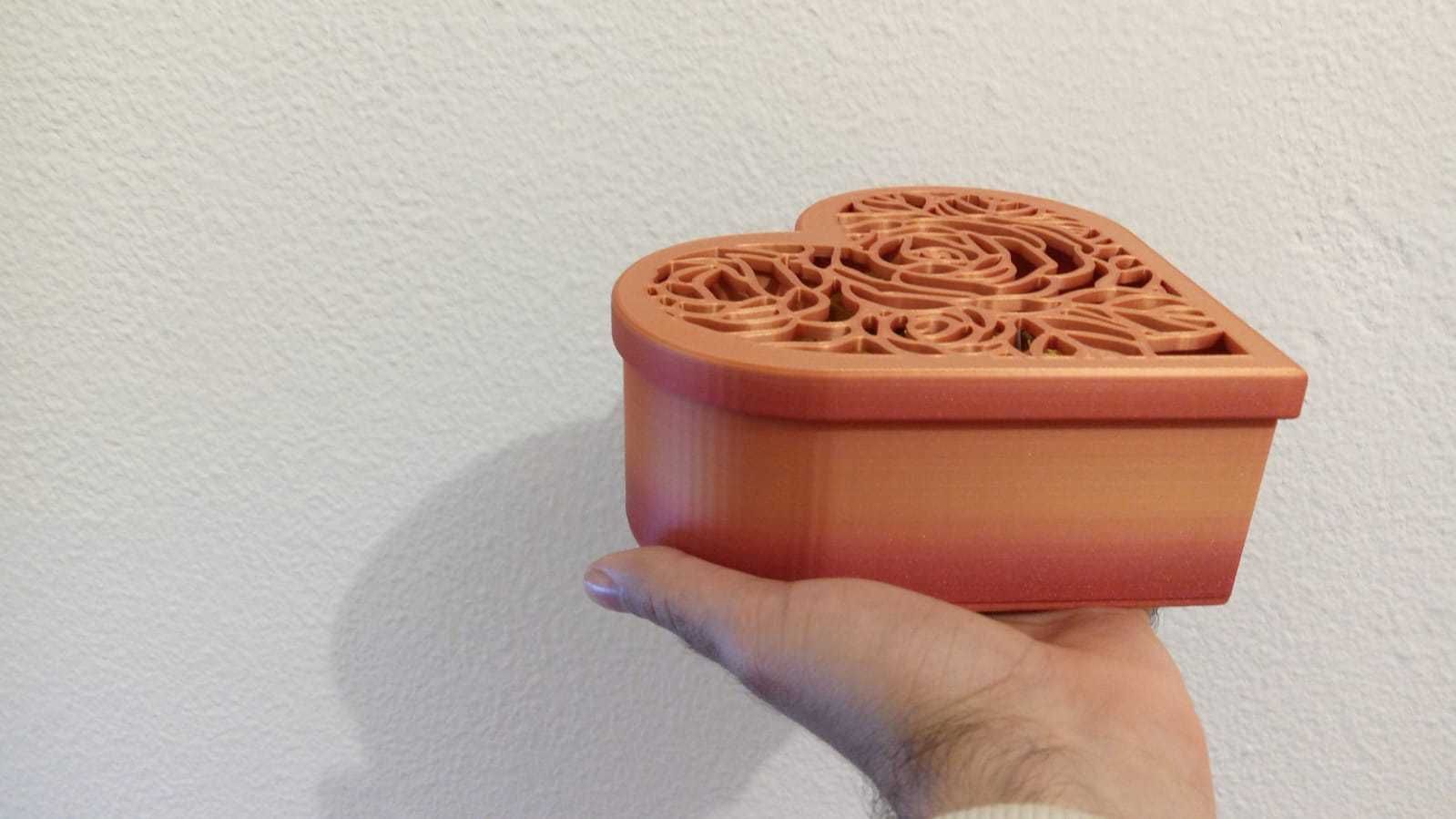 caixa com tampa 3d