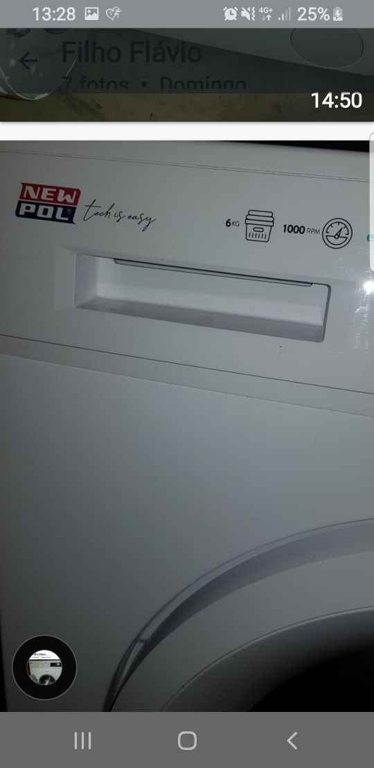 Máquina de lavar roupa