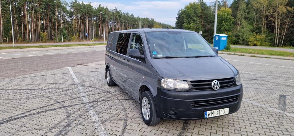 VW Transporter T5 long 2013r Faktura VAT 6cio osobowy