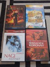 Zestaw 4 filmów VCD Świadek koronny, 80 dni, Kroniki Riddicka, Nagi...