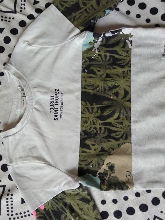 Bluza z elementami roślinnymi 122/128 Name it