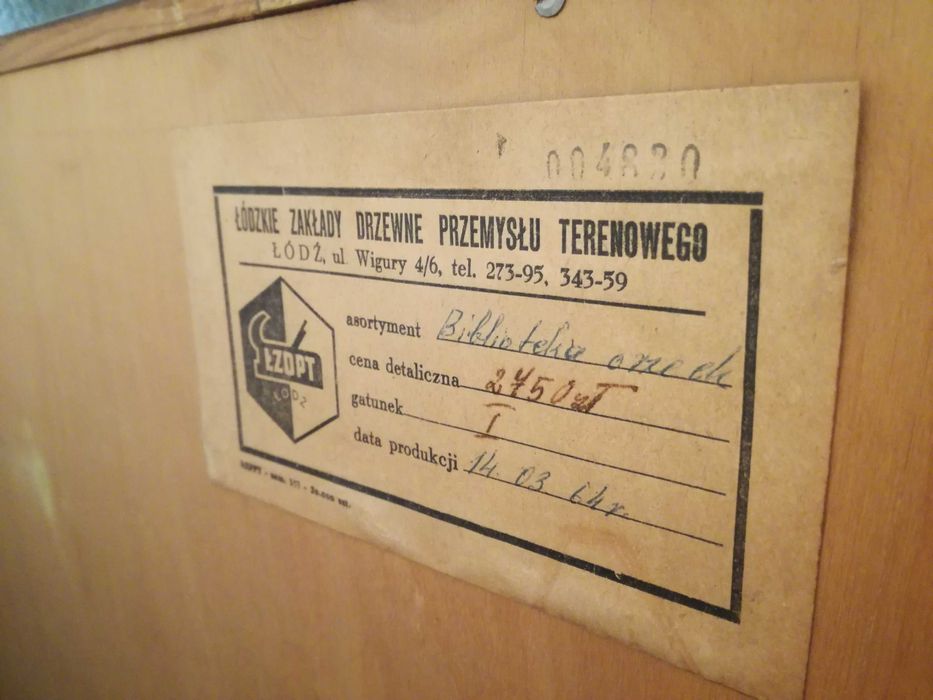 Biblioteczka PRL lata 60