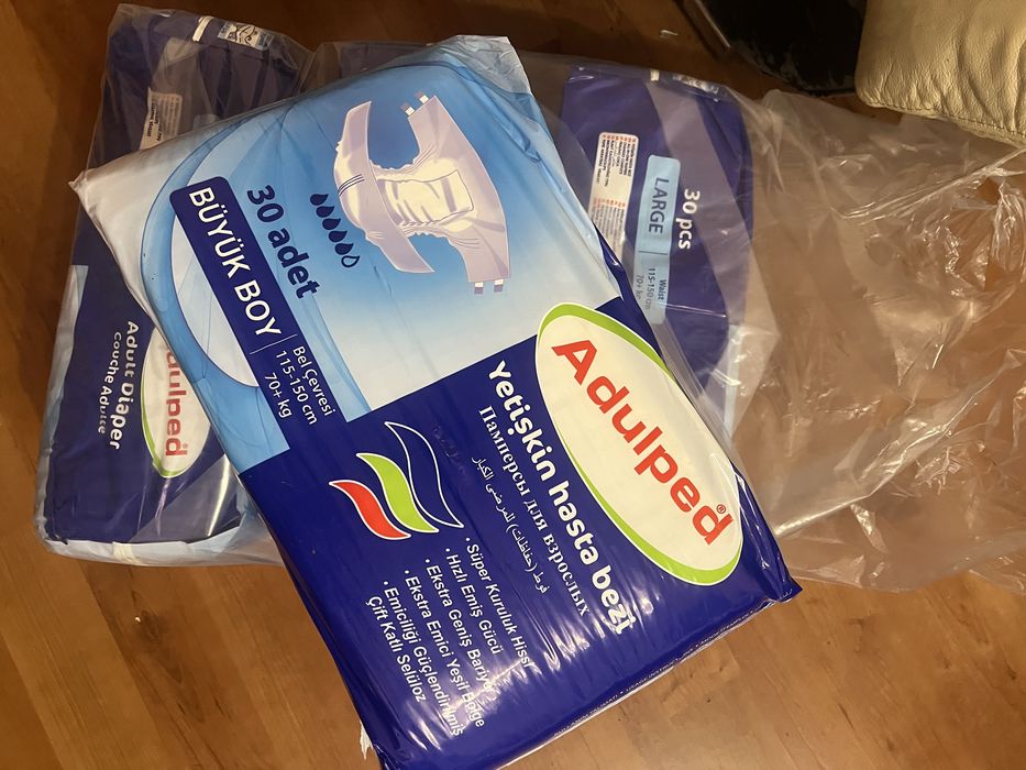 «Adulped» подгузники размер L для взрослых 4 упаковки