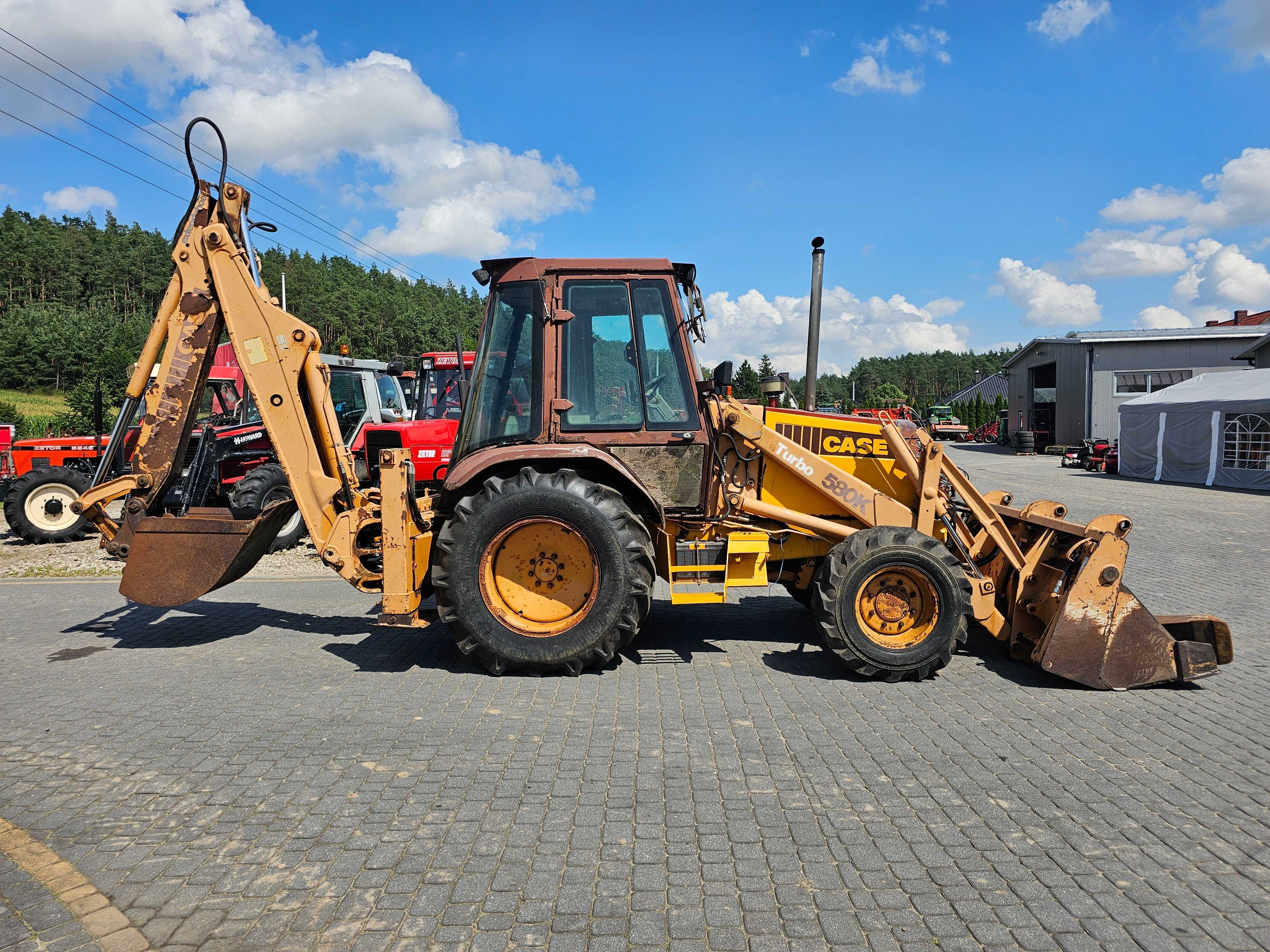 Koparko Ładowarka Case 580 SK Turbo 4x4