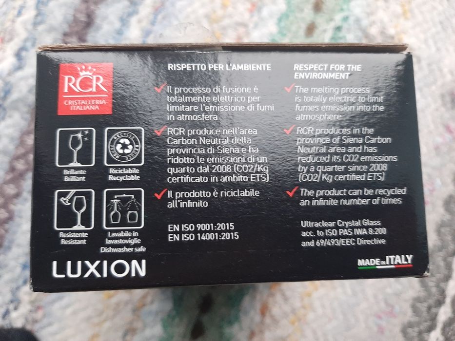 Nowy ekskluzywny zestaw kieliszków zastawa komplet dom kuchnia serwis