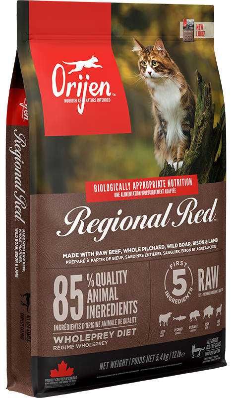 Сухий корм холістик для котів ORIJEN Regional Red Cat 5,4кг