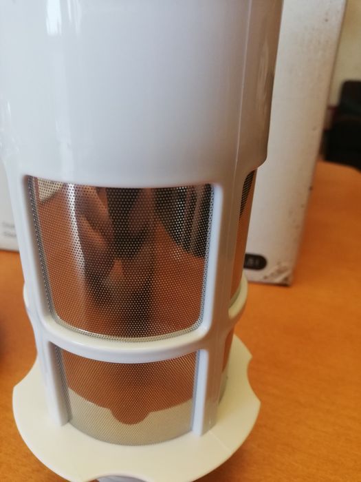 Duka młynek do kawy i filtr do mleka wegańskiego