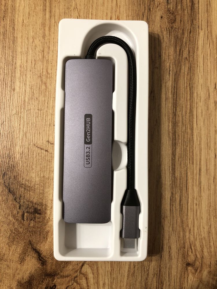 Hub szybki Adapter 4 w 1, 2 x USB 3.2 10 Gbps, 2 x USB C 10 Gbps