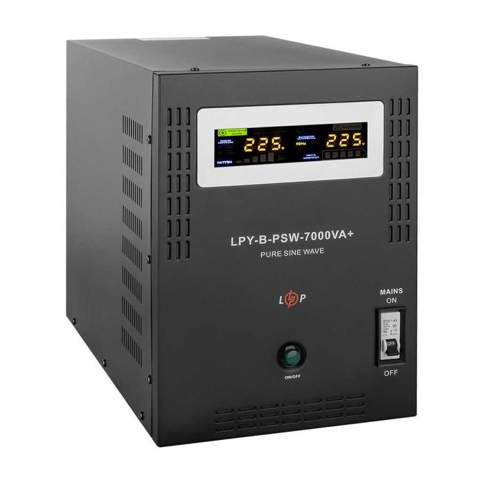 ДБЖ з правильною синусоїдою 48V LPY-B-PSW-7000VA+ (5000Вт) 10A/20A