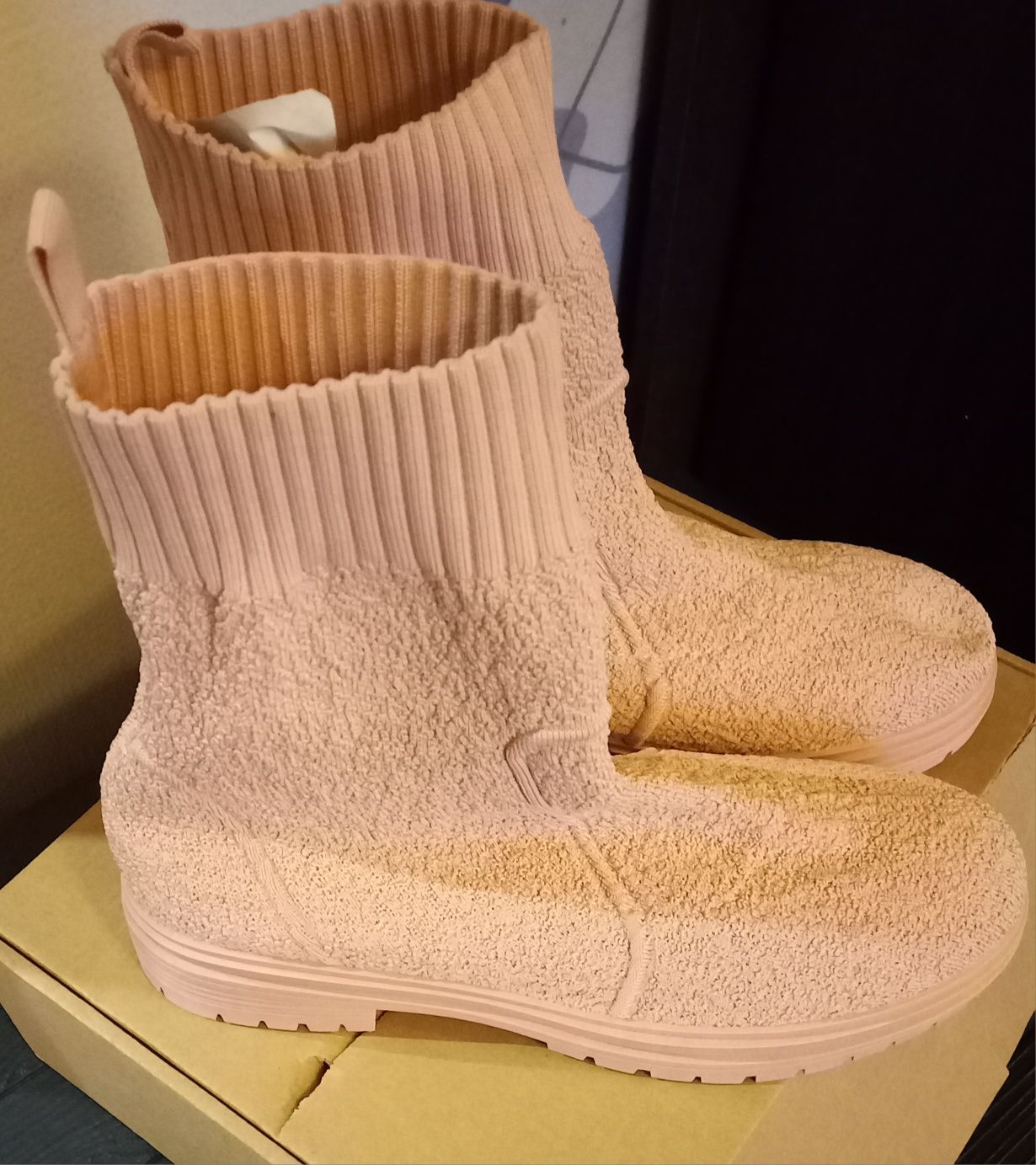 Botki skarpetkowe