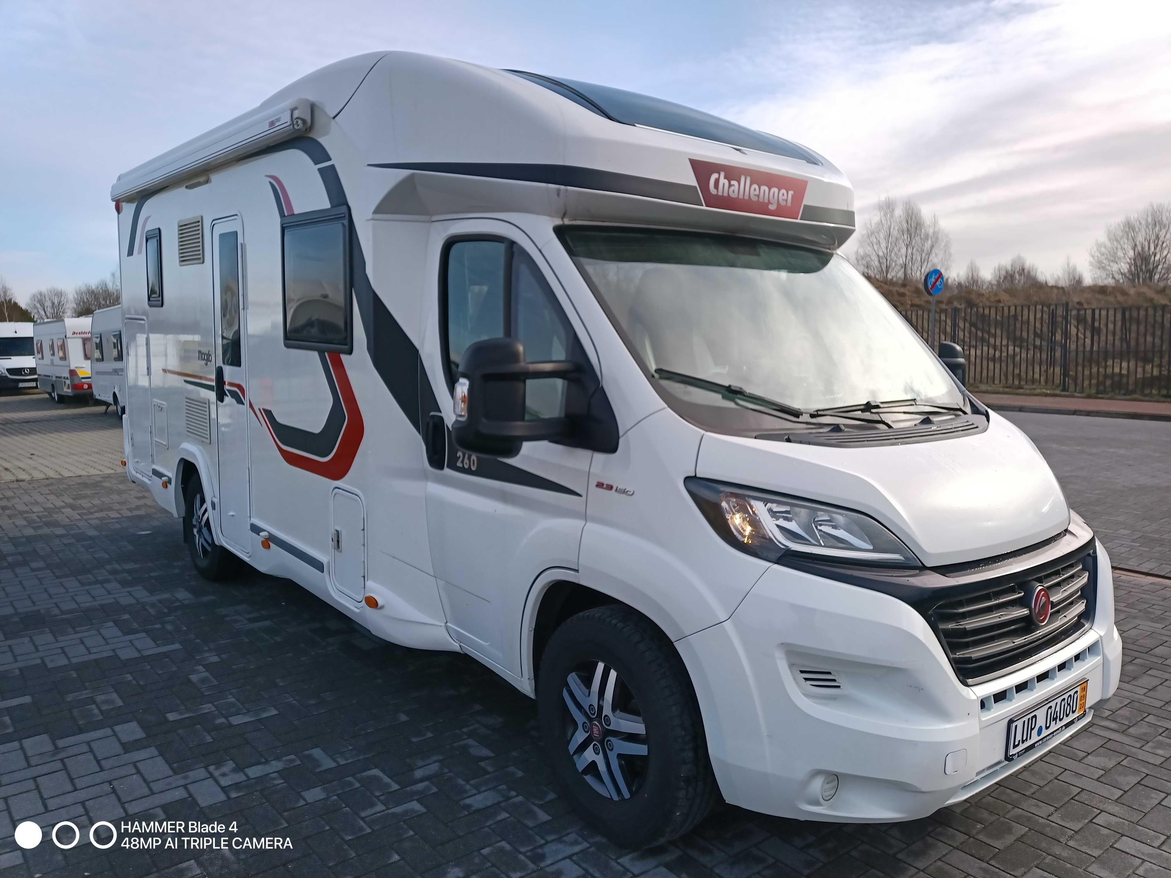 Samochód kempingowy Fiat Ducato Challenger Mageo 260 SUPER CENA !!!