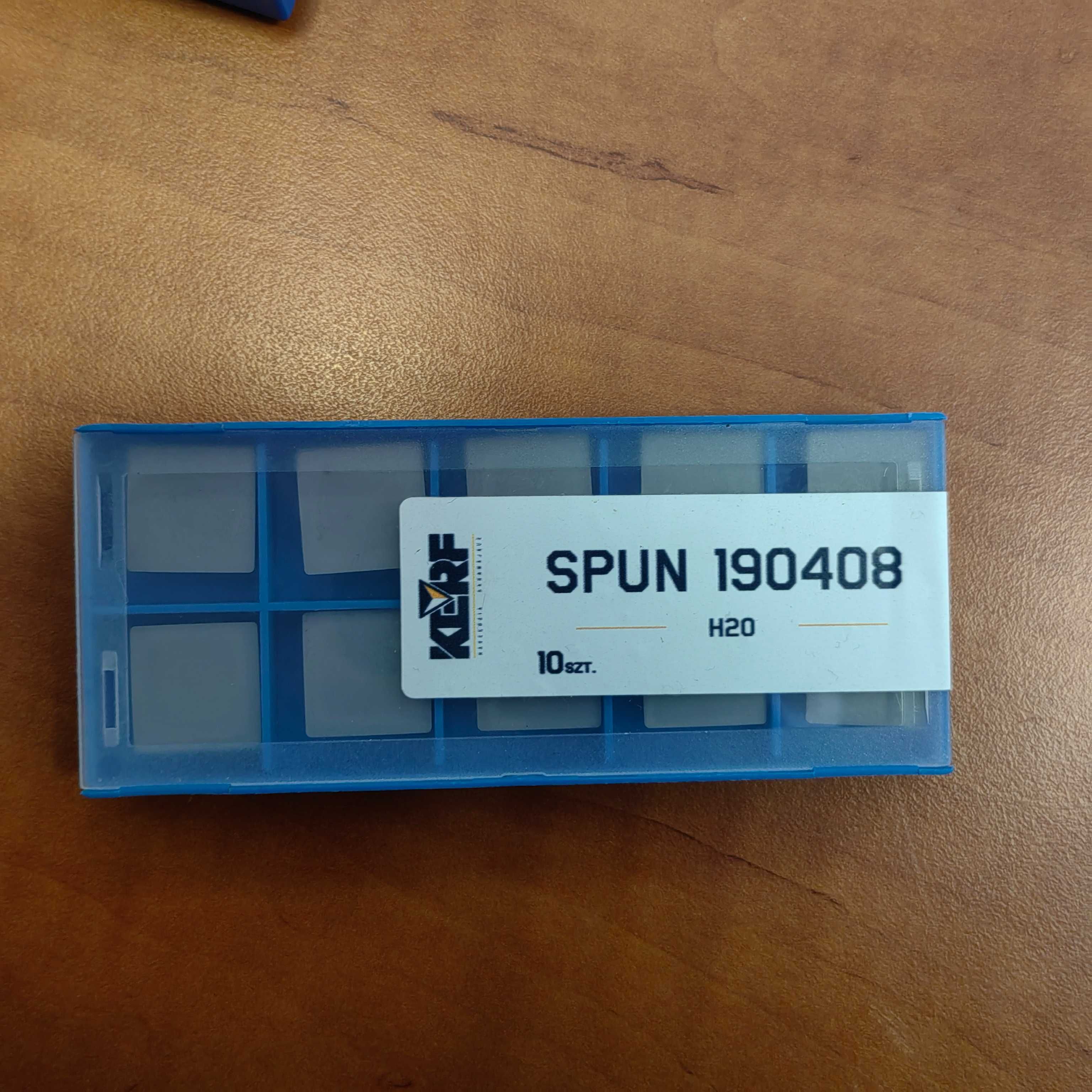 płytki skrawające SPUN 190408 H20 nowe
