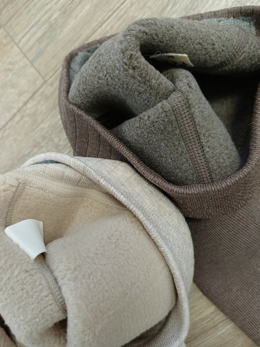 Нові лосіни теплі, на товстому флісі, зі штрибками, розмір 104-110