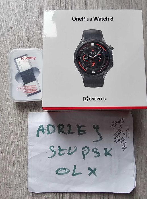 NOWY Smart zegarek opaska ONEPLUS WATCH 3 zafoliowany plus pendrive 64