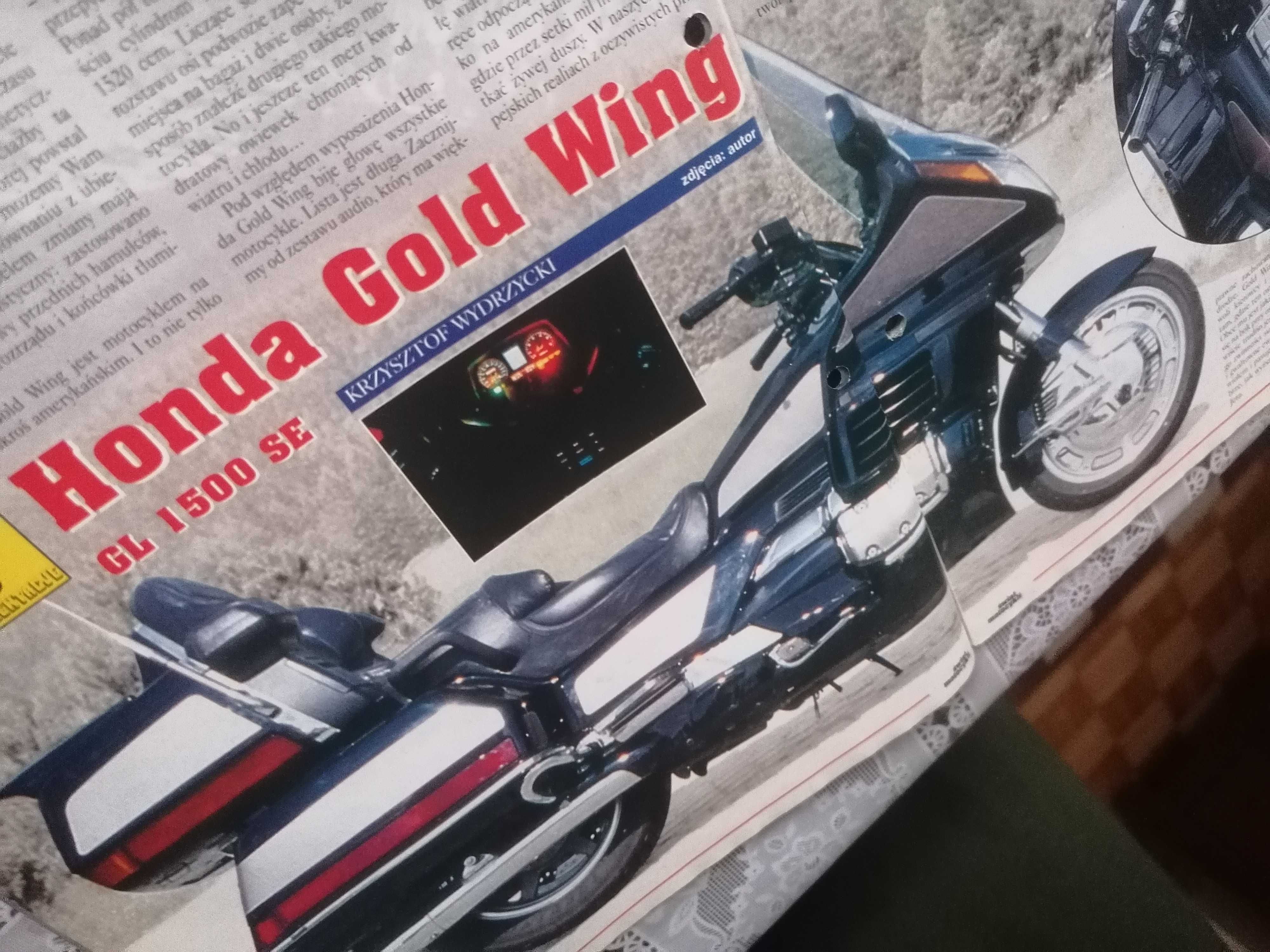 Gazeta świat motocykli JUNAK Honda GL 1500SE HONDA CBX 750 F DKW