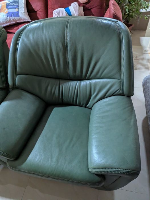 Диван шкіряний з кріслами, диван кожаний