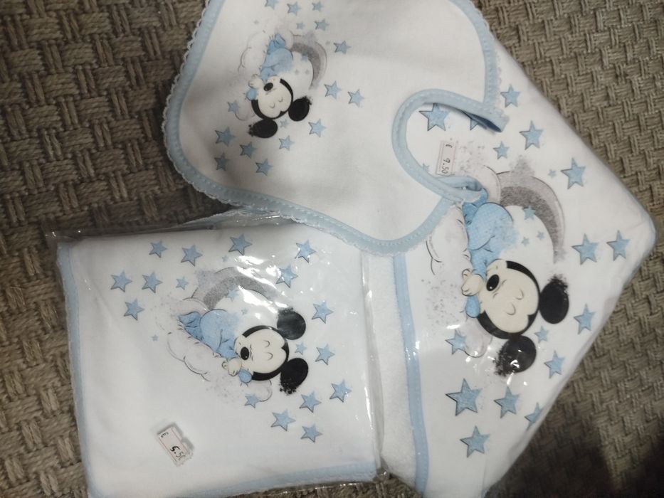 Toalha + frauda + babete