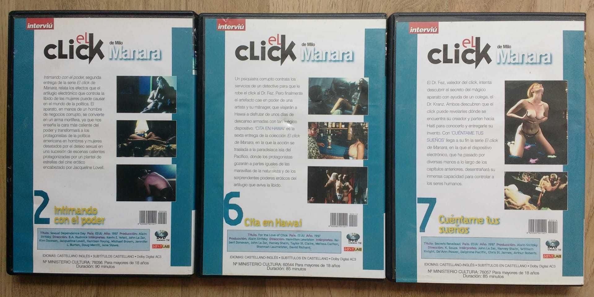 dvd: raríssima série "Click", inspirada na obra de Milo Manara