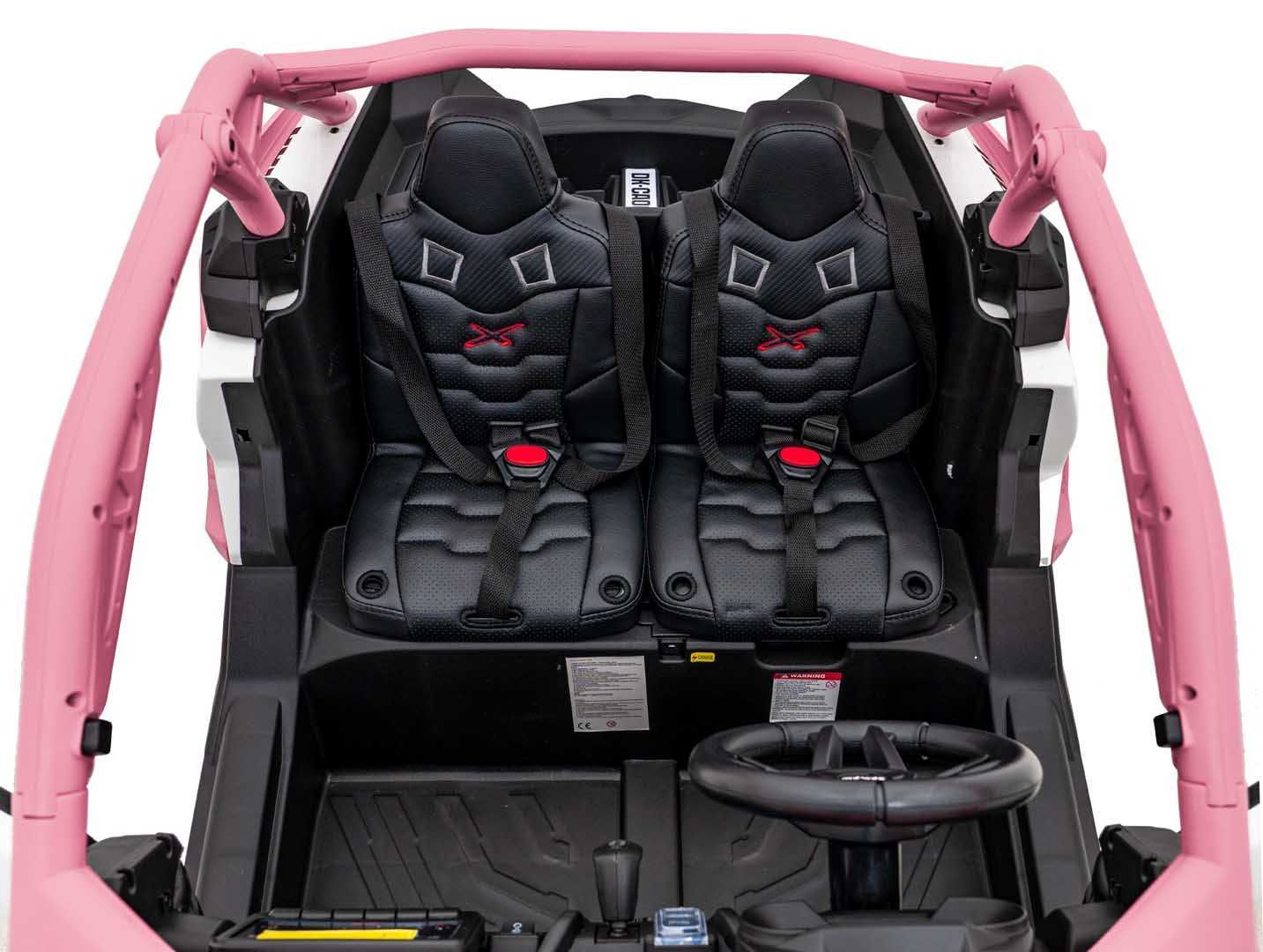 Pojazd Buggy Maverick 4x200W Turbo RR  2x Akumulator: 24V7Ah Różowy