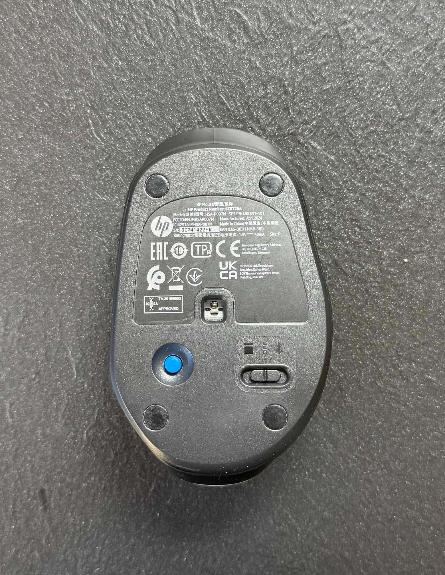 Myszka bezprzewodowa HP Mysz HP Dual Mode sensor optyczny