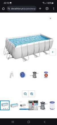 Piscina Bestway retangular 412X201X12