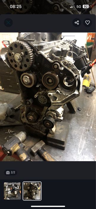 Silnik 1.6tdi cayc uszkodzony