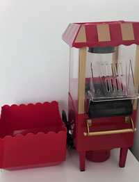 Maszyna do popcornu retro z miską