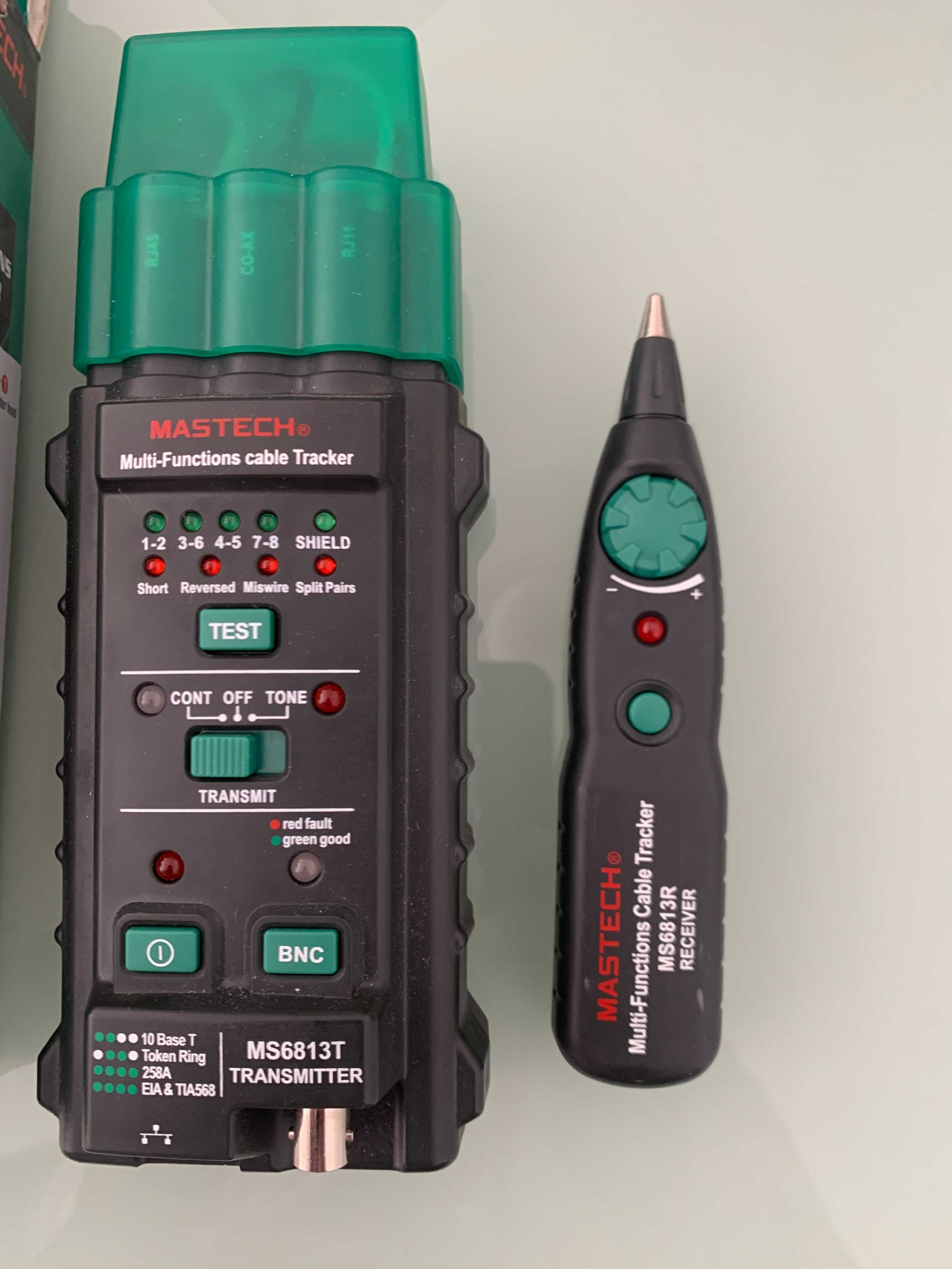 Detetor de cabos multifunções MASTECH MS6813