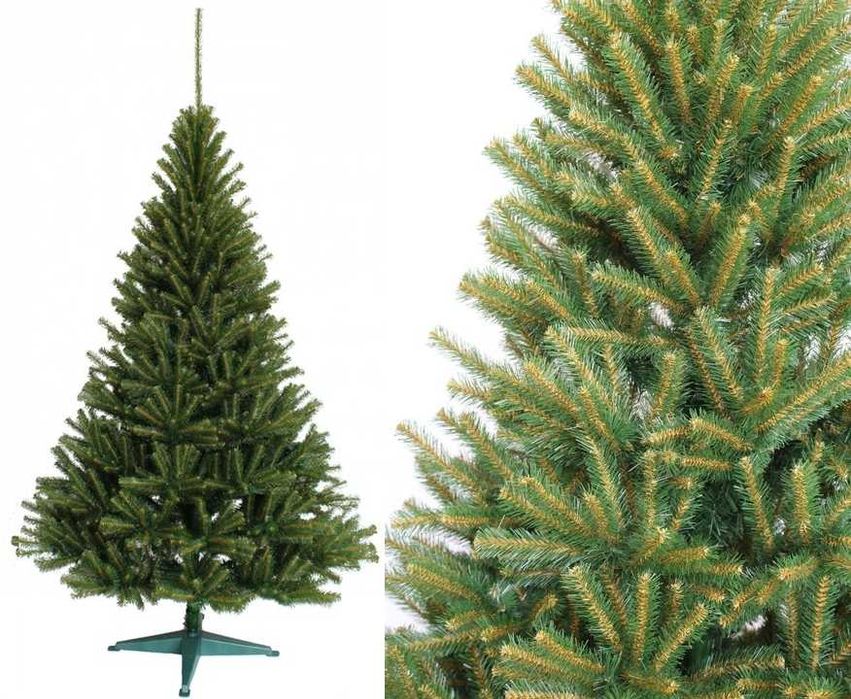 Choinka sztuczna JAK ŻYWA 150 cm zielona naturalna świerk