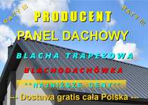 Panel dachowy "klik – na rąbek"  producent dostawa gratis promocja