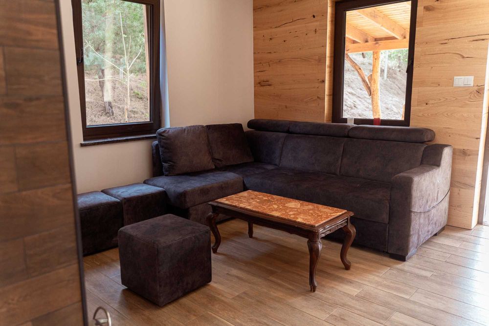 Domek parterowy z sauną jacuzzi na wyłączność.  Blisko Lasy , Jeziora,