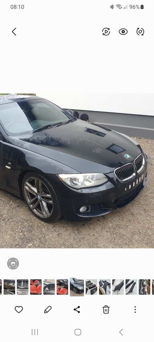 Przód kompletny bmw E92 E93 M-PAKIET nr.lakieru 475