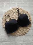 Biustonosz modelujący push up Ava czarny rozmiar 85 C