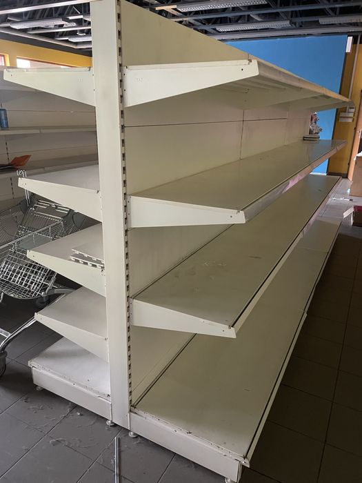 Regał sklepowy metalowe  zostało 7 metrów